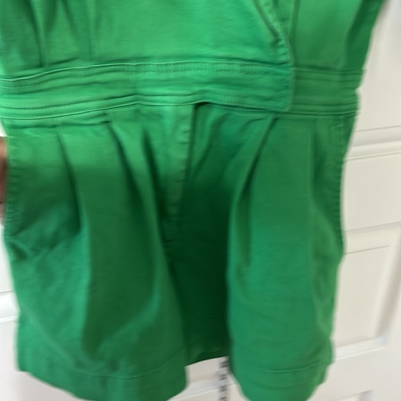 Day + Moon green shorts romper with pockets and snap waist - Picture 6 of 13